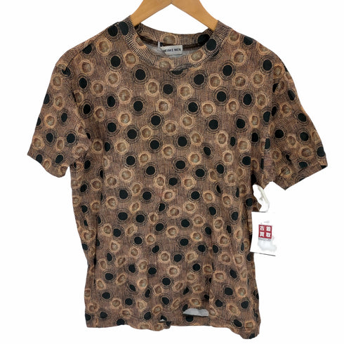 イッセイミヤケメン ISSEY MIYAKE MEN ドットプリントVネックTシャツ メンズ FREE