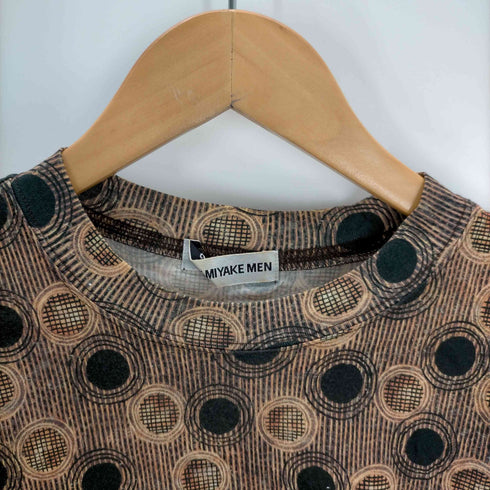 イッセイミヤケメン ISSEY MIYAKE MEN ドットプリントVネックTシャツ メンズ FREE