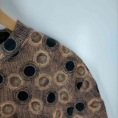 イッセイミヤケメン ISSEY MIYAKE MEN ドットプリントVネックTシャツ メンズ FREE
