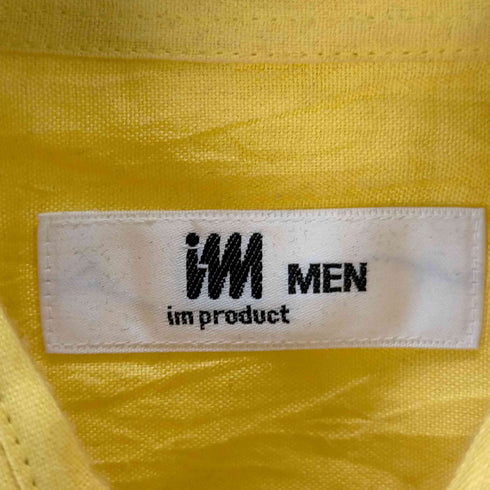 アイムプロダクト イッセイミヤケ im product ISSEY MIYAKE シワ加工 リネン混シャツ メンズ JPN:M