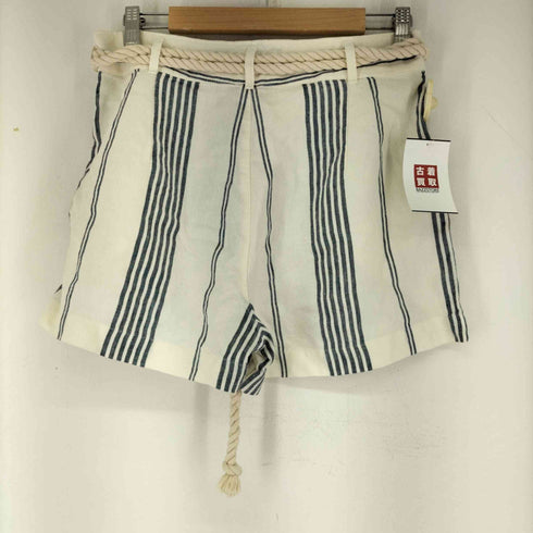 ポロラルフローレン POLO RALPH LAUREN 2タックリネンショートパンツ レディース JPN:4