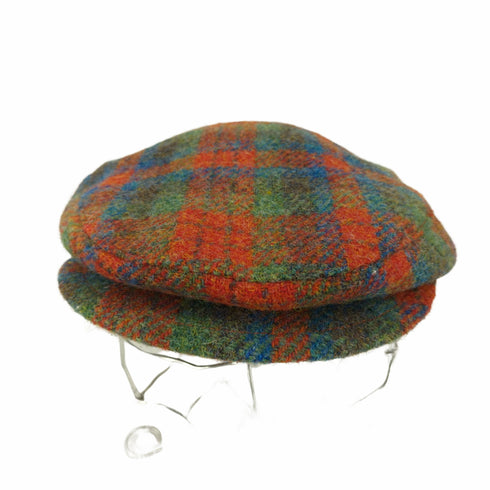 ハリスツイード Harris Tweed ウールチェックハンチング レディース