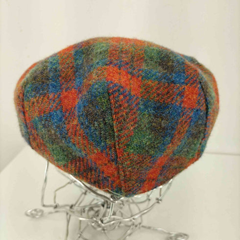ハリスツイード Harris Tweed ウールチェックハンチング レディース