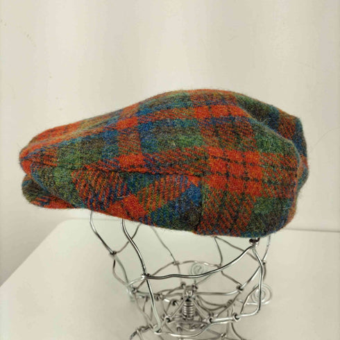 ハリスツイード Harris Tweed ウールチェックハンチング レディース