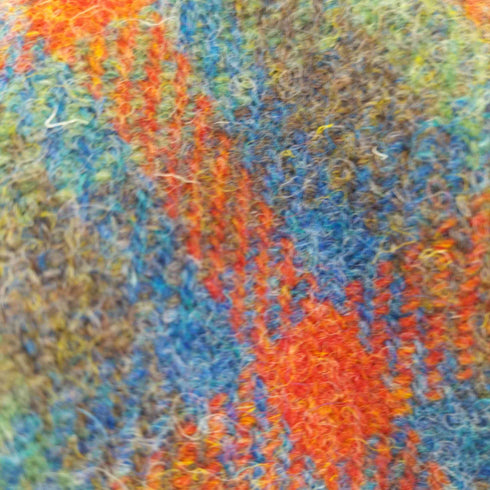 ハリスツイード Harris Tweed ウールチェックハンチング レディース