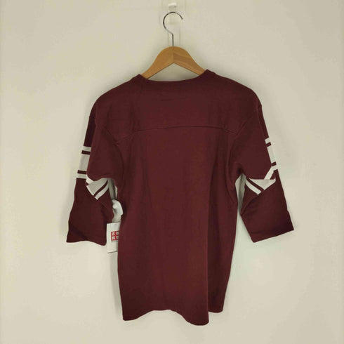 アベイシングエイプ A BATHING APE ロゴプリント フットボール Tシャツ メンズ JPN:M