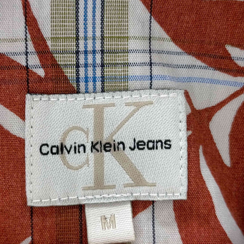 カルバンクラインジーンズ Calvin Klein Jeans オープンカラーアロハシャツ メンズ JPN:M
