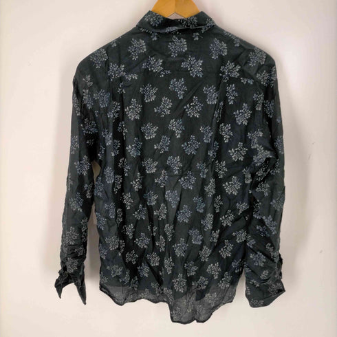 アニエスベーオム Agnes b.homme 藍染フラワープリントシアーシャツ メンズ JPN:2