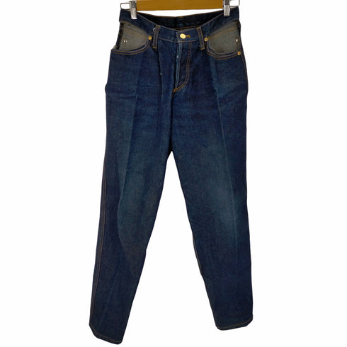 ジュニアゴルチェ JUNIOR GAULTIER 90-00S カットデザイン ボタンフライデニムパンツ メンズ 73cm
