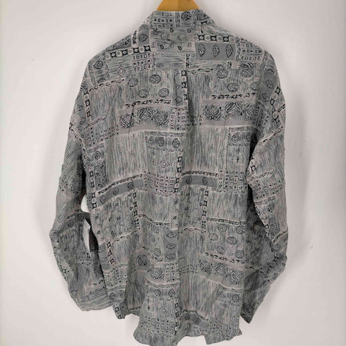 ジャンニヴァレンティノ GIANNI VALENTINO シルク100 ペイズリーシャツ メンズ JPN:XL