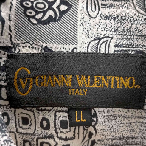 ジャンニヴァレンティノ GIANNI VALENTINO シルク100 ペイズリーシャツ メンズ JPN:XL