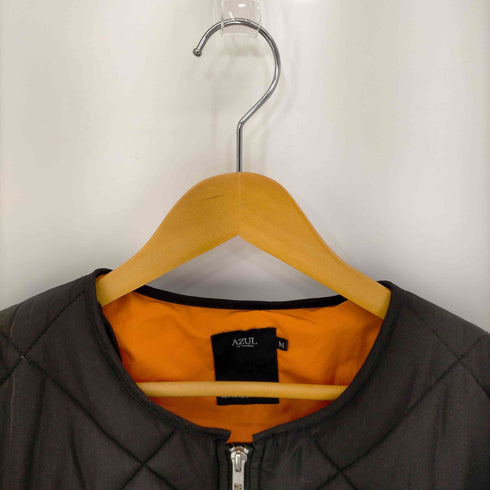 アズールバイマウジー AZUL by moussy ノーカラーキルティングジャケット レディース JPN:M