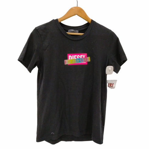 ディーゼル DIESEL リフレクターロゴ S/S Tシャツ レディース import:S