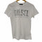 ディーゼル DIESEL コットンジャージー メタリックロゴ S/S Tシャツ レディース import:S