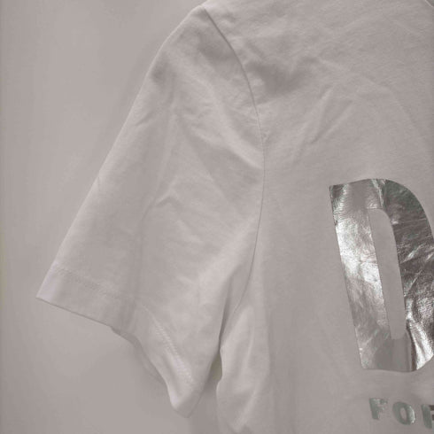 ディーゼル DIESEL コットンジャージー メタリックロゴ S/S Tシャツ レディース import:S