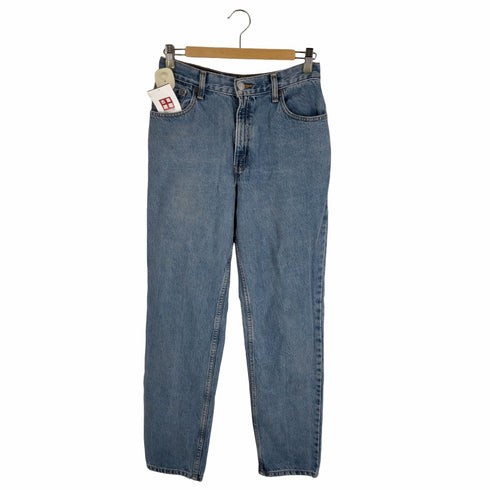 リーバイス Levis ボタン裏218M 550 刺しゅうカスタム ワイドテーパードデニムパンツ レディース m