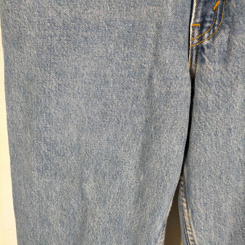 リーバイス Levis ボタン裏218M 550 刺しゅうカスタム ワイドテーパードデニムパンツ レディース m