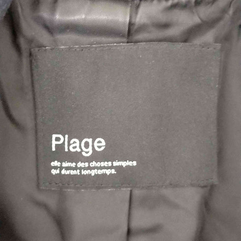 プラージュ PLAGE チェスターコート ウール 36 紺 レディース JPN:36