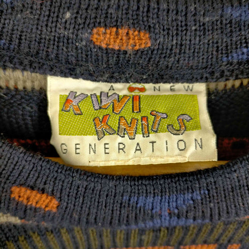 kiwi knits 90s 3D クルーネックニット メンズ JPN:M