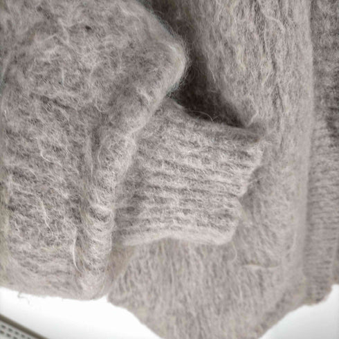 アメリ AMERI 22AW 2WAY MOHAIR SHAGGY KNIT モヘヤ混 カーディガン レディース FREE