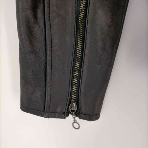 アヴィレックス AVIREX BELLE COW DOUBLE RIDERS JACKET カウ ダブル ライダース ジャケット 革ジャン レザー 牛革 レディース import:L