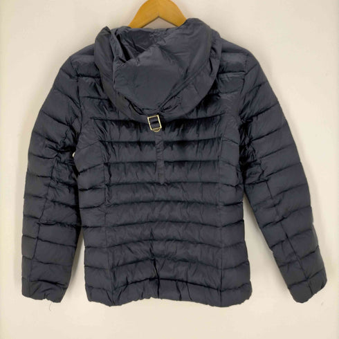 トミーヒルフィガー TOMMY HILFIGER ダウンジャケット フード ジップアップ ロゴ ナイロン レディース JPN:S