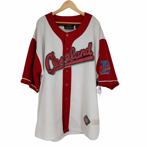 NLBM OH TRADING COMPANY NEGRO LEAGUE CLEVELAND ビッグサイズベースボールシャツ メンズ XXXL