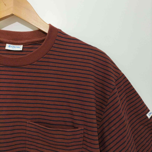 オーチバル ORCIVAL 19SS 別注 フランス製 ボーダー クルーネックTシャツ メンズ JPN:5