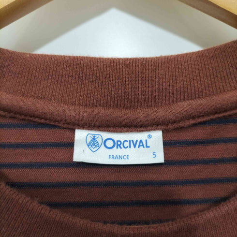 オーチバル ORCIVAL 19SS 別注 フランス製 ボーダー クルーネックTシャツ メンズ JPN:5