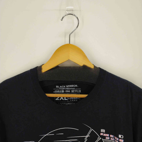 BLACK MIRROR PRINT S/S TEE メンズ 2XL