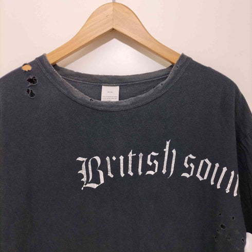 ソット sot 両面プリント ダメージクルーネックTシャツ メンズ JPN:M