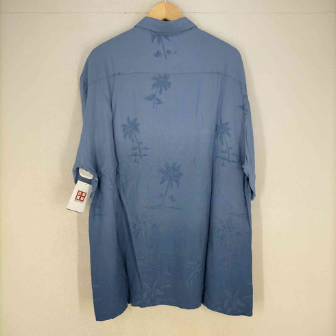 ヴァンヒューゼン VAN HEUSEN パームツリー柄グラデーションレーヨンアロハシャツ メンズ JPN:XL