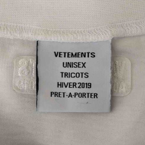 ヴェトモン VETEMENTS 18aw エレファントインザルームTシャツ メンズ JPN:XS