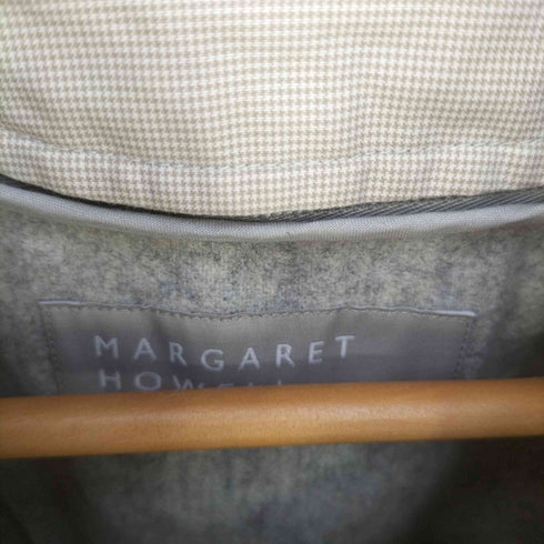 マーガレットハウエル MARGARET HOWELL ライナー付き 千鳥格子柄 比翼ボタン コットン ステンカラーコート レディース JPN:1