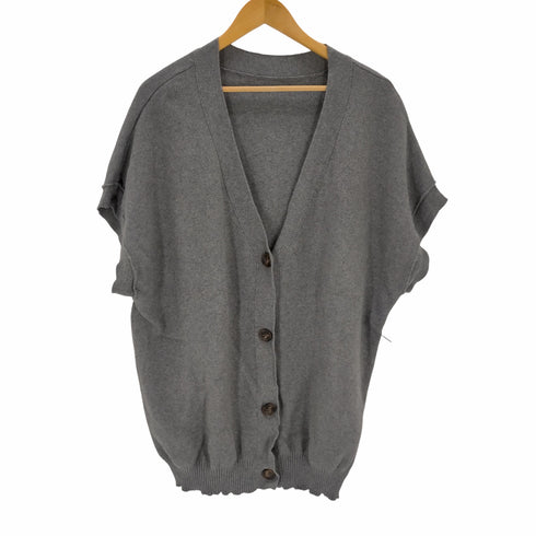 シティショップ CITYSHOP 22AW OVER KNIT GILET ニット セーター ベスト ジレ カシミヤ混 レディース