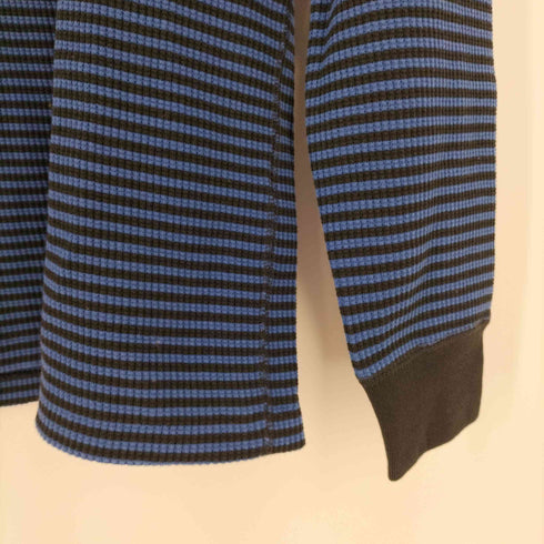 クーディプロダクション cootie productions Waffle Thermal Border L/S Tee ワッフル サーマル ボーダー L/S Tシャツ メンズ JPN:L