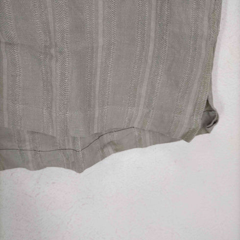ヴァンヒューゼン VAN HEUSEN WASHABLE LINEN ストライプシャツ メンズ JPN:M