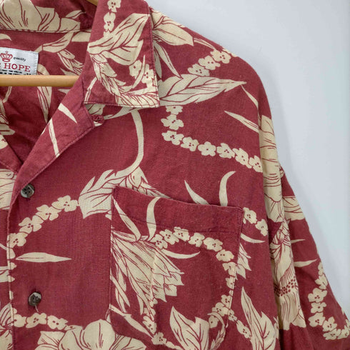 マックホープ MAC HOPE S/S 花柄アロハシャツ メンズ JPN:M