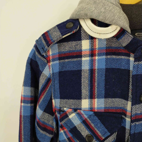 ジースターロー G-STAR RAW フーデッドチェックジャケット メンズ JPN:S