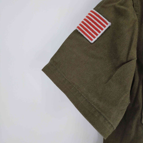 アヴィレックス AVIREX PATCH SHIRT ワッペン&刺繍半袖シャツ メンズ M