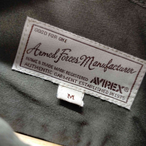 アヴィレックス AVIREX PATCH SHIRT ワッペン&刺繍半袖シャツ メンズ M