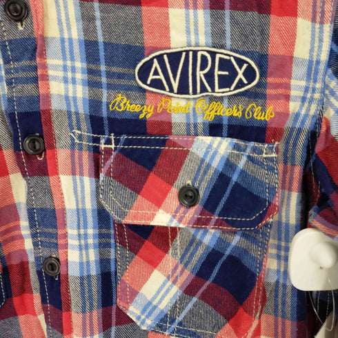 アヴィレックス AVIREX チェックシャツ メンズ M