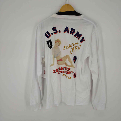 アヴィレックス AVIREX LS ピンナップガール ロング Tシャツ メンズ L