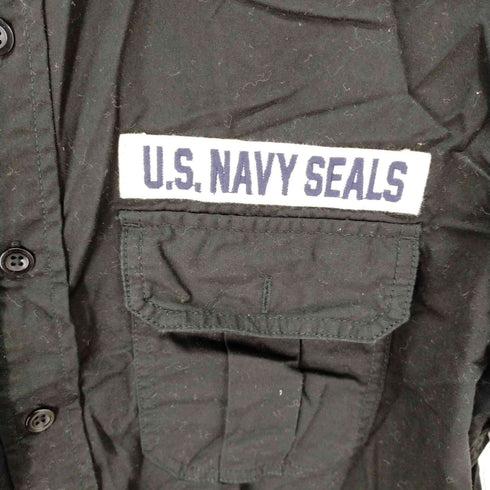アヴィレックス AVIREX SS PATCHED MILITARY SHIRT LITTLE CREEK メンズ M