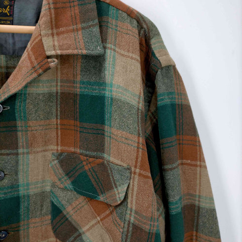 VAL MARK WOOL OPEN COLLAR SHIRT メンズ JPN:XL