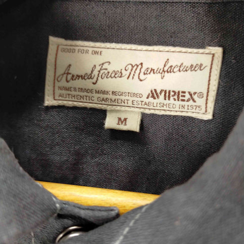 アヴィレックス AVIREX S/S STAR EMB WORK SHIRT メンズ M