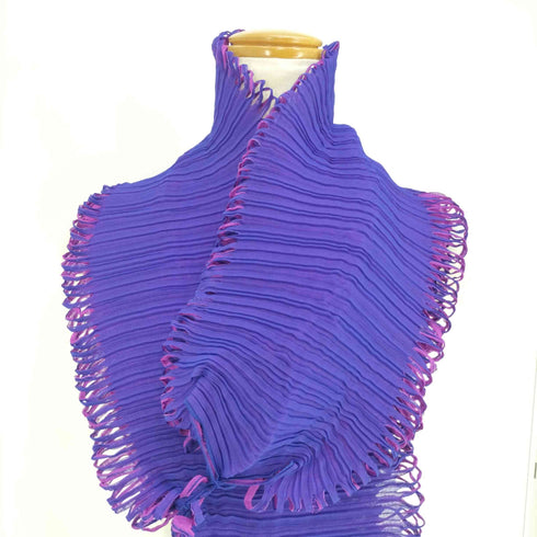 プリーツプリーズイッセイミヤケ PLEATS PLEASE ISSEY MIYAKE プリーツ 変形スヌード スカーフ ストール レディース