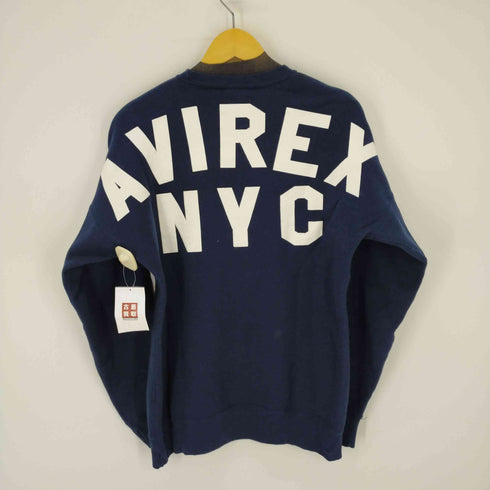 アヴィレックス AVIREX ビッグロゴ クルーネックスウェット メンズ M