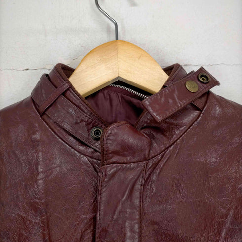 ウィルソン wilson スタンドカラーレザージップブルゾン STAND-COLLAR ZIP UP BLOUSON メンズ US:40