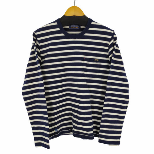 アヴィレックス AVIREX ボーダーL/S TEE カットソー メンズ M